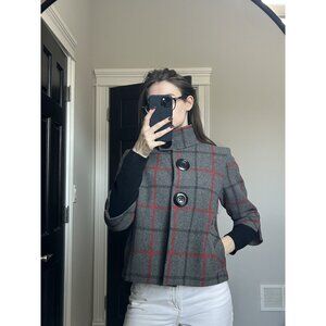 Shyla Plaid Jacket - Size Small
